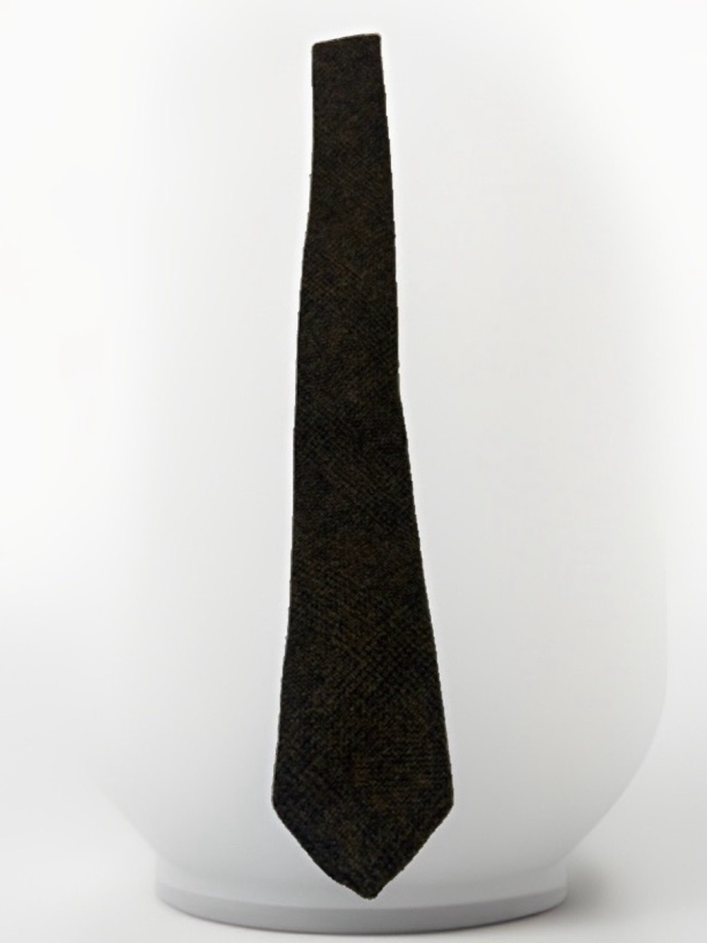 Brooks Brothers Black Fleece Thom Browne Wool Tweed Tie Made in USA